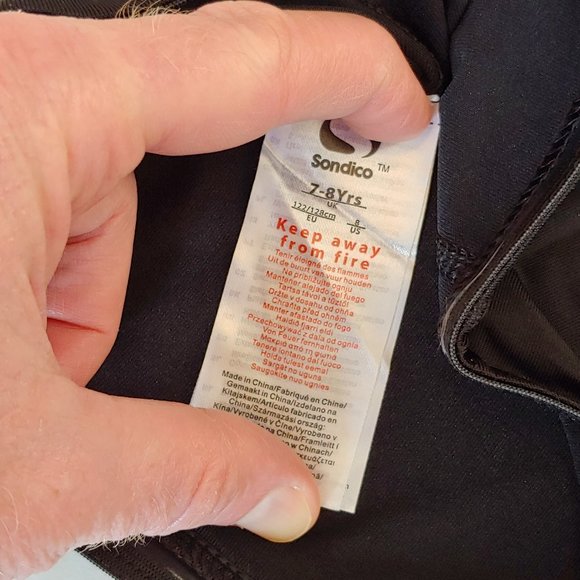 NWT SONDICO Boys' Core Long-Sleeve Base Layer Shirt, Black, Size US 8 - Picture 10 of 12